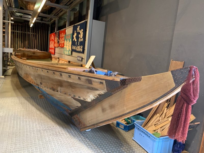 「浦安市郷土博物館」船の展示室　海と駆ける