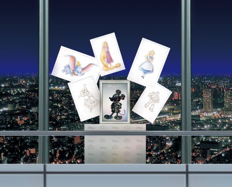 東京スカイツリータウンのディズニー創立100周年記念イベント「Wishing upon the TOKYO SKYTREE TOWN(R)～１００年の物語とともに、空に願いを～」フォトフレーム