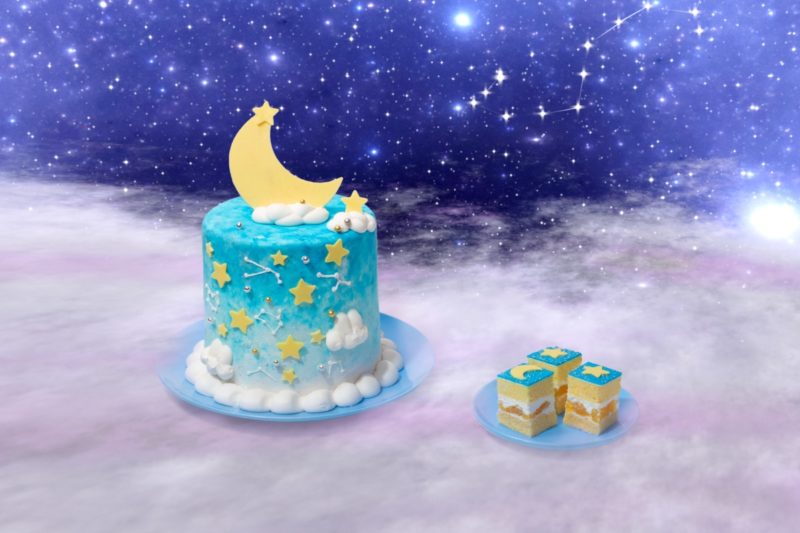 「月と星空の夏みかんショートケーキ」