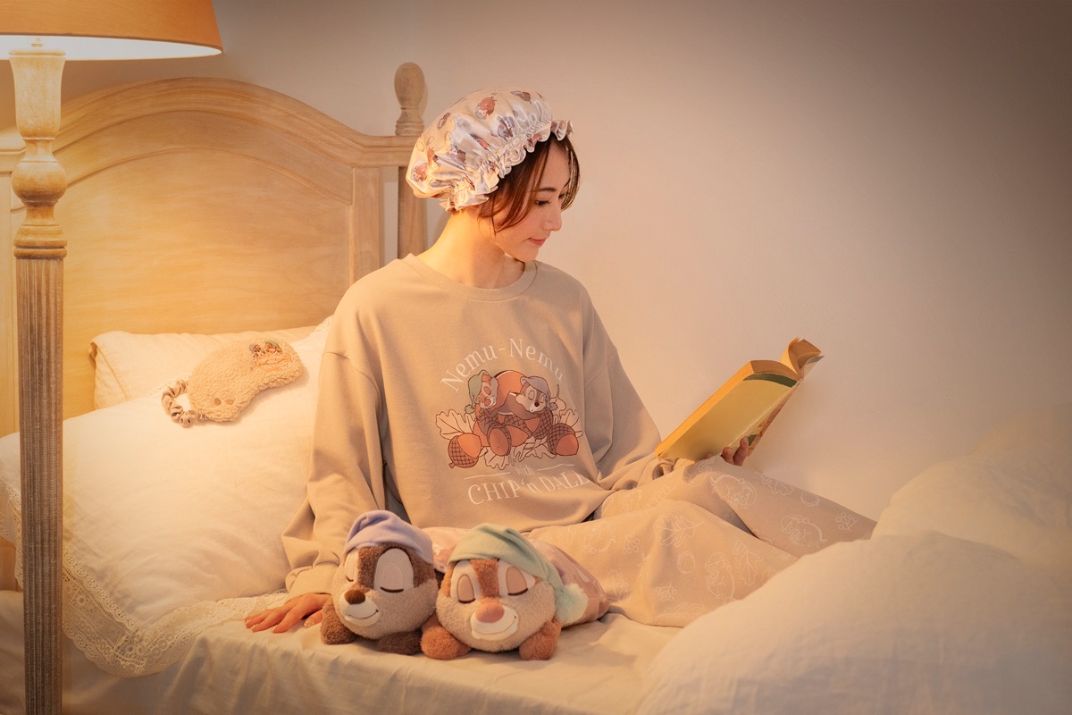 東京ディズニーリゾート」すやすや寝ているチップとデールがデザイン 