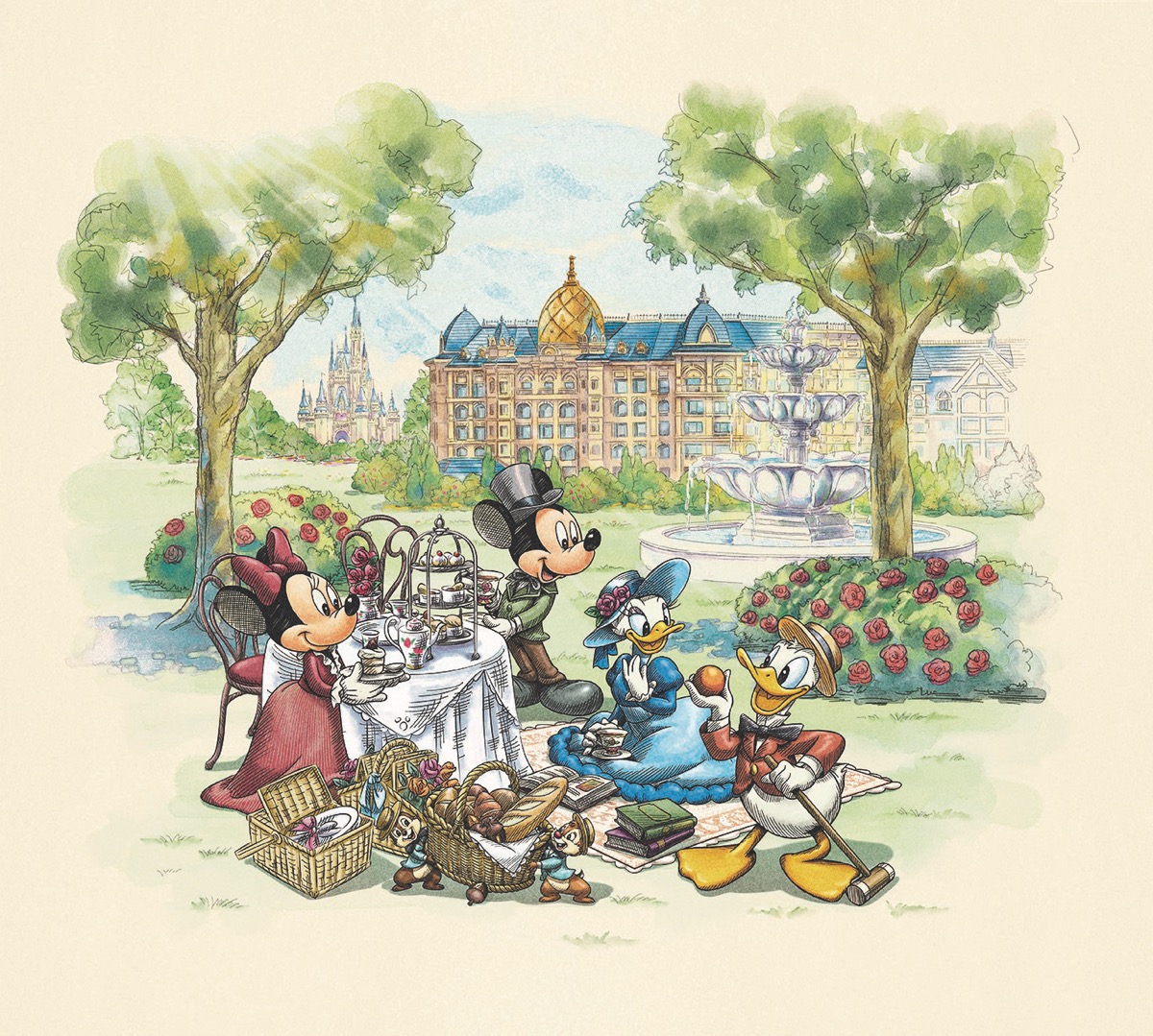 東京ディズニーランドホテル」滞在記念！宿泊者限定オリジナルプレート 