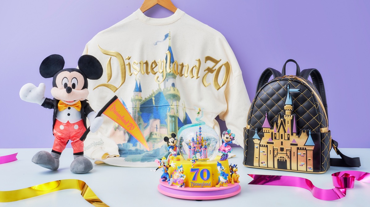 ディズニーストアにて「DISNEYLAND RESORT 70TH CELEBRATION」が登場 