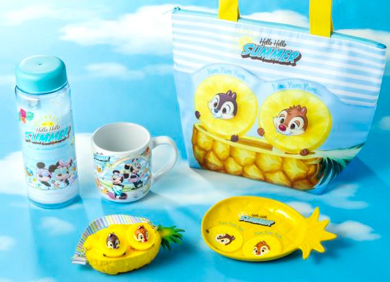 【東京ディズニーリゾート】夏の新作「Hello Hello SUMMER」フードスーベニアが登場！チップ＆デールのパイナップル型プレートも